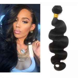 You May High Quality Body Wave Brazilian Virgin Human Hair Weave 4pcs Bundles Natural Color