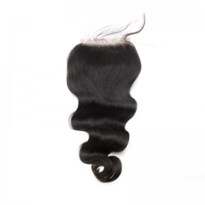 Hot Sale Virgin Human Hair Lace Top Closure Natural Color 4x4inches(1pc/IP only)