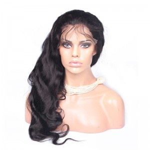 Malaysian Virgin Hair Body Wave 250% Density Lace Front Wig