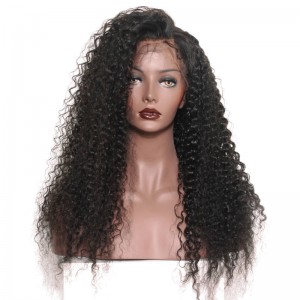 250% Density Full Lace Human Hair Wigs For Black Women 7A Brazilian Wig Deep Curly Lace Front Human Hair Wigs