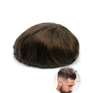 YOU MAY #3 Full Lace Toupee Mens Hair Piece Replacement Natural Hair Guys Wigs System Best Hair Color For Thin Hair Online Shop