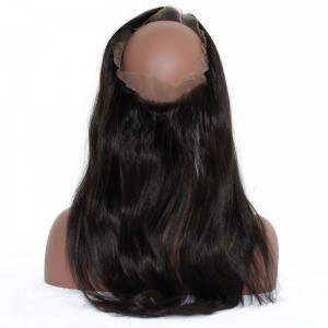 You May 360 Lace Frontal Closure Straight Hair Natural Hairline 360 Lace Band Closure