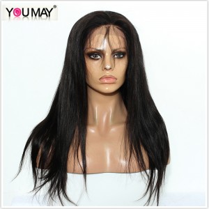 Peruvian Straight 250% High Density Lace Front Wig