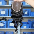 You May  Loose Wave Malaysian Virgin Hair Middle Part Lace Closure 4x4inches Natural Color