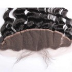 You May Natural Color Loose Wave Indian Remy Hair Lace Frontal Closure 13x4inches
