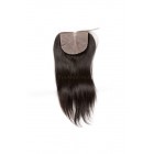 You May Natural Color Silk Straight Brazilian Virgin Hair Silk Base Closure 4x4inches
