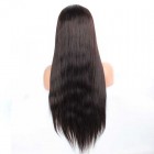 You May Color #2 Dark Brown Silky Straight Indian Remy Human Hair Full Lace Wigs