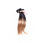 You May Ombre Hair Weave Color 1b/#27 Straight Virgin Human Hair 3 Bundles