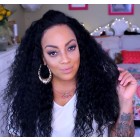 You May 250% High Density Full Lace Human Hair Wig Deep Curly Glueless Lace Front Wig