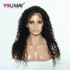 You May Curly 250% Density Malaysian Virgin Hair Lace Front Wig