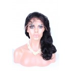 You May Natural Color Body Wave Peruvian Virgin Human Hair Wig Lace Front Wigs