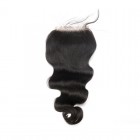 You May Hot Sale Virgin Human Hair Lace Top Closure Natural Color 4x4inches