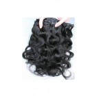 You May Body Wave Brazilian Virgin Hair Clip In Human Hair Extensions Natural Color