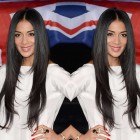 You May Nicole Scherzinger Celebrity Lace Wig Natural Color Silk Straight Lace Wigs