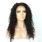 You May Natural Color High Quality 100% Brazilian Virgin Human Hair Wig Deep Curly Lace Front Wigs