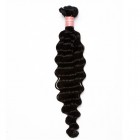 You May Natural Color Deep Wave Brazilian Virgin Human Hair Weave 1pc Buddle