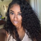 You May Pre-Plucked Natural Hair Line Lace Front Wigs Deep Wave 150% Density Lace Front Human Hair Wigs with Baby Hair