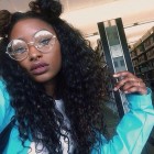 You May Pre-Plucked Natural Hair Line Deep Wave Lace Front Wigs 150% Density Lace Front Human Hair Wigs with Baby Hair