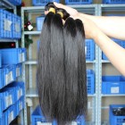 You May Natural Color Silk Straight Malaysian Virgin Human Hair Extensions 4 Bundles