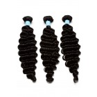 You May European Virgin Human Hair Deep Wave Hair Weave Natural Color 3 Bundles