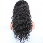 You May Natural Color Unprocessed Indian Remy 100% Human Hair Loose Wave Full Lace Wigs