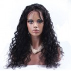 You May Loose Wave Peruvian Virgin Human Hair Glueless Full Lace Wigs Natural Color