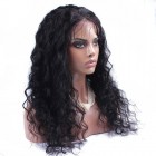 You May Natural Color Loose wave Brazilian Virgin Human Hair Glueless Full Lace Wigs