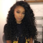 You May 250% Density Pre-Plucked Lace Front Wigs Malaysian Virgin Hair Kinky Curly Human Hair Wigs Natural Hair Line