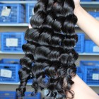 You May Natural Color Indian Virgin Human Hair Loose Wave Hair Weave 3pcs Bundles