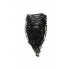 You May Kinky Curly Brazilian Virgin Hair Clip In Human Hair Extensions Natural Color
