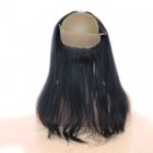 You May 360 Lace Frontal Band Yaki Straight Brazilian Virgin Hair Lace Frontal With Natural Hairline