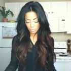 You May Brazilian Virgin Hair Wavy Ombre Full Lace Human Hair Wigs For Women