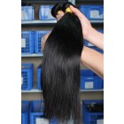 You May Natural Color Silky Straight Indian Remy Human Hair Extensions Weaves 4 Bundles