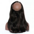 You May 360 Lace Frontal Closure Straight Brazilian Virgin Hair Lace Frontal Natural Hairline 22.5*4*2