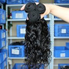 You May European Virgin Human Hair Water Wave Hair Weave Natural Color 3 Bundles