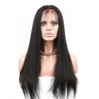You May Natural Color Light Yaki Straight Unprocessed Peruvian Virgin Human Hair Full Lace Wigs