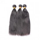 You May Italian Yaki Straight Brazilian Virgin Human Hair 3 Pcs/Lot Natural Color