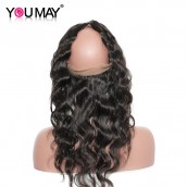 You May Body Wave 360 Lace Virgin Hair 360 Lace Frontal Closure With Baby hair 22.5*4.2