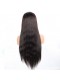 Color #2 Dark Brown Silky Straight Indian Remy Human Hair Full Lace Wigs 