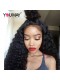 Loose Curly Full Lace Wigs Brazilian Virgin Hair Lace Wigs With Baby Hair