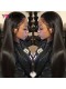 Silk Straight Brazilian Virgin Hair Full Lace Wig With Baby Hair Around