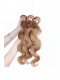 Color #27 Honey Brown Body Wave Brazilian Virgin Hair Weave 3pcs Buddles