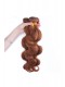 Color #30 Medium Brown Brazilian Virgin Hair Body Wave Hair Weave 3 Buddles