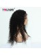 Curly 250% Density Malaysian Virgin Hair Lace Front Wig