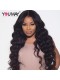 Brazilian Lace Front Ponytail Wigs Loose Wave Pre-Plucked Natural Hair Line 150% Density wigs No Shedding No Tangle