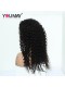 Curly 250% Density Malaysian Virgin Hair Lace Front Wig
