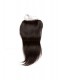 Brazilian Virgin Hair Silk Straight Middle Part Lace Closure with 3pcs Weaves