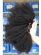 Natural Color Afro Kinky Curly Peruvian Virgin Human Hair Weave 3pcs Bundles