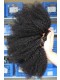 Indian Remy Human Hair Afro Kinky Curly Hair Weave Natural Color 3 Bundles