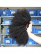 Afro Kinky Curly Indian Remy Human Hair Extensions 4 Bundles Natural Color